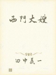 西门大嫂封面
