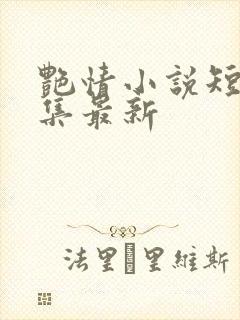 艳情小说短篇合集最新
