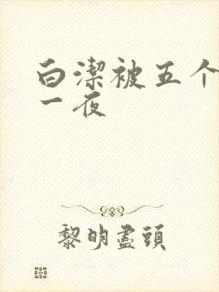 白洁被五个人玩一夜