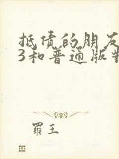 抵债的朋友麦子3和普通版对比