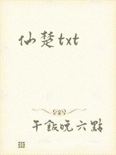仙楚txt封面