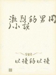 激烈的男同(h)小说