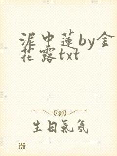 泥中莲by金银花露txt