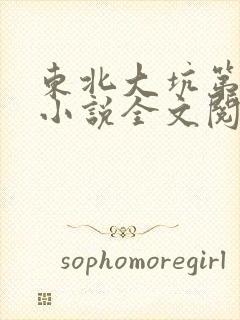 东北大坑第二部小说全文阅读