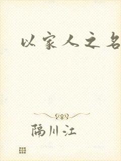 以家人之名小说