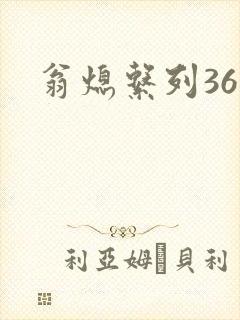 翁熄系列36章封面