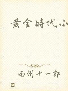 黄金时代小说