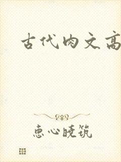古代肉文高辣文