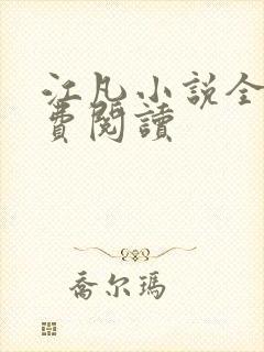 江凡小说全文免费阅读