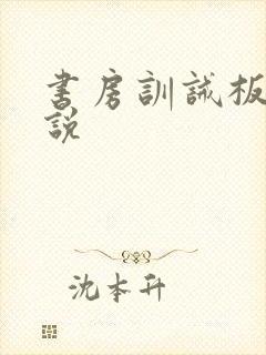 书房训诫板子小说