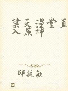 禁天漫堂直接进入原神