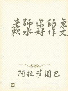 老师你的兔子好软水好作文免费阅读封面