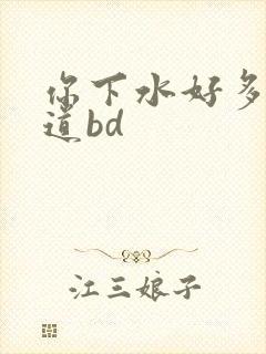 你下水好多下水道bd