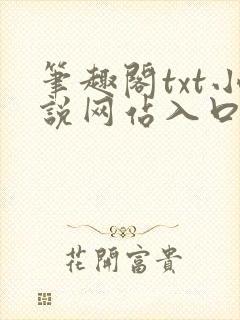 笔趣阁txt小说网站入口