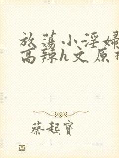 放荡小淫妇h文高辣h文原神