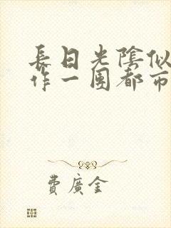 长日光阴似箭乱作一团都市言情