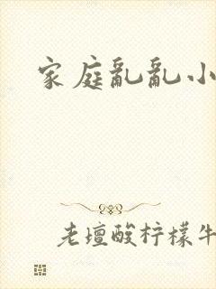 家庭乱乱小说