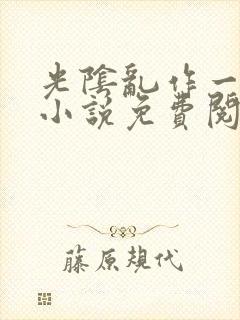 光阴乱作一团的小说免费阅读