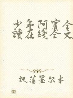 少年阿宾全文阅读在线全文阅读