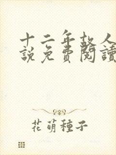 十二年故人戏小说免费阅读封面