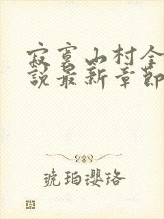 寂寞山村全部小说最新章节封面