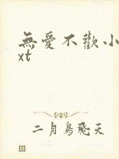 无爱不欢小说txt