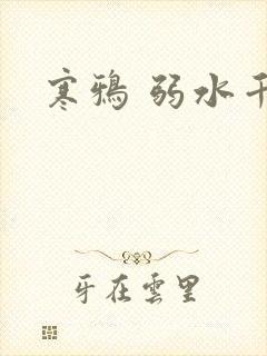寒鸦 弱水千流
