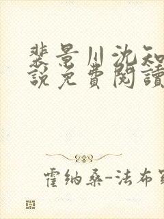 裴景川沈知意小说免费阅读最新章节封面