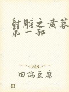 射雕之黄蓉新传第一部