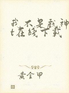 我不是戏神txt在线下载封面