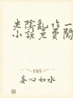 光阴乱作一团的小说免费阅读封面