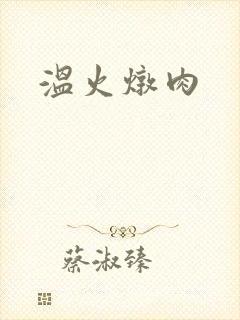 温火炖肉