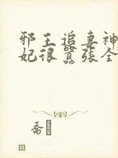 邪王追妻神医狂妃很嚣张全文免费