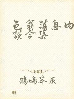 色翁荡息肉欲小说合集