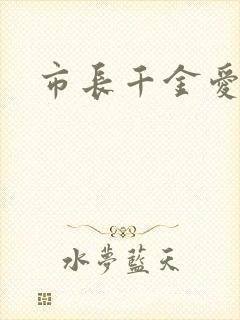 市长千金爱上我封面