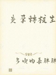 炎孕转校生封面