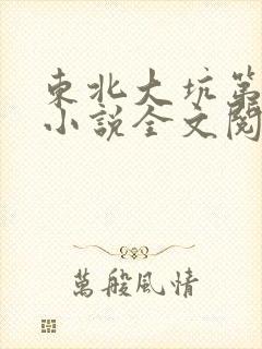 东北大坑第二部小说全文阅读