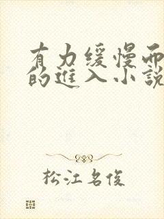 有力缓慢而坚定的进入小说