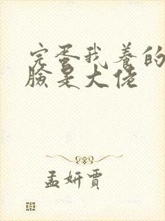 完蛋我养的小白脸是大佬