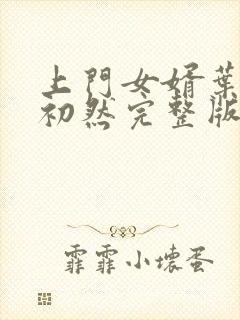 上门女婿叶辰萧初然完整版封面