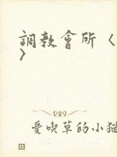 调教会所〈高h〉封面