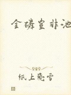 金磷岂非池中物封面