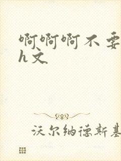 啊啊啊不要啊高h文