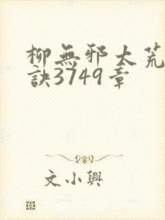 柳无邪太荒吞天诀3749章