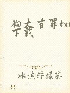 胸大有罪txt下载