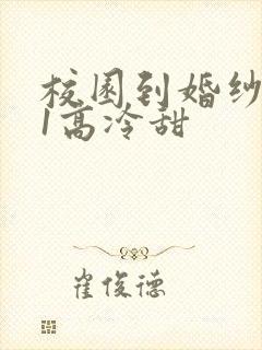 校园到婚纱1V1高冷甜