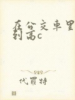 在公交车里c弄到高c