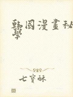 韩国漫画秘密教学