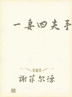 一妻四夫手记