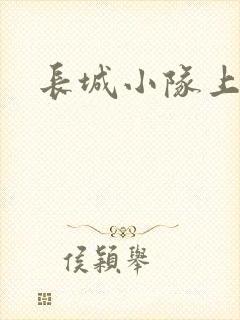 长城小队上中下封面